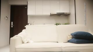 【千人斩探花】黑色包臀裙萌妹，摸逼口交特写粉穴沙发骑乘猛操，低低呻吟抱起来操搞了两炮