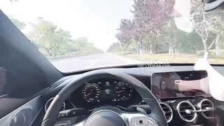 [糖心Vlog] 【淫娃女宠】 91土豪副驾上的专属性玩物【兔兔】香车美女户外车震，一路开车骚的不行，停车开炮爽得嗷嗷叫