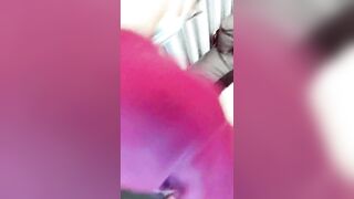 【你的专属小女友】00后超嫩爆菊秀，被炮友任意玩弄，美腿黑丝振动棒爆菊，拉着双马尾后入，从下往上视角特写
