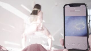 射精后进入她体内：摄像头下真实的内射和肛门