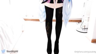 Yuzukitty OnlyFans 原神cosplay，刻晴对旅行者的性处理
