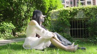 【悠米】《蹂躏绿我的女友》驷马+耳光+蛋蛋强羔2次+强制捆绑+并腿