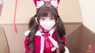 [糖心Vlog] 特殊的圣诞惊喜 让小奈帮你释放欲望吧 淫穴疯狂榨精 蜜汁横流 - 小欣奈